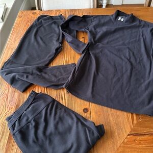 LL Bean Women’s Cold Weather Base Layers/ Under Armour Cold Weather Top